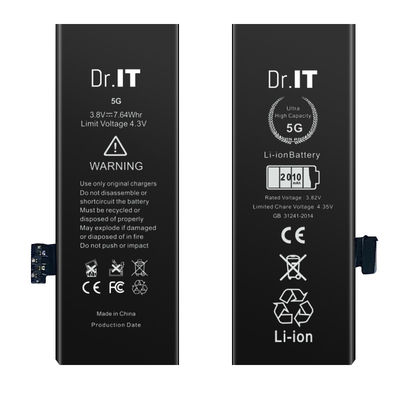FCC Certificate 5G Iphone High Capacity Battery 2010mAh Li Polymer Batteries
